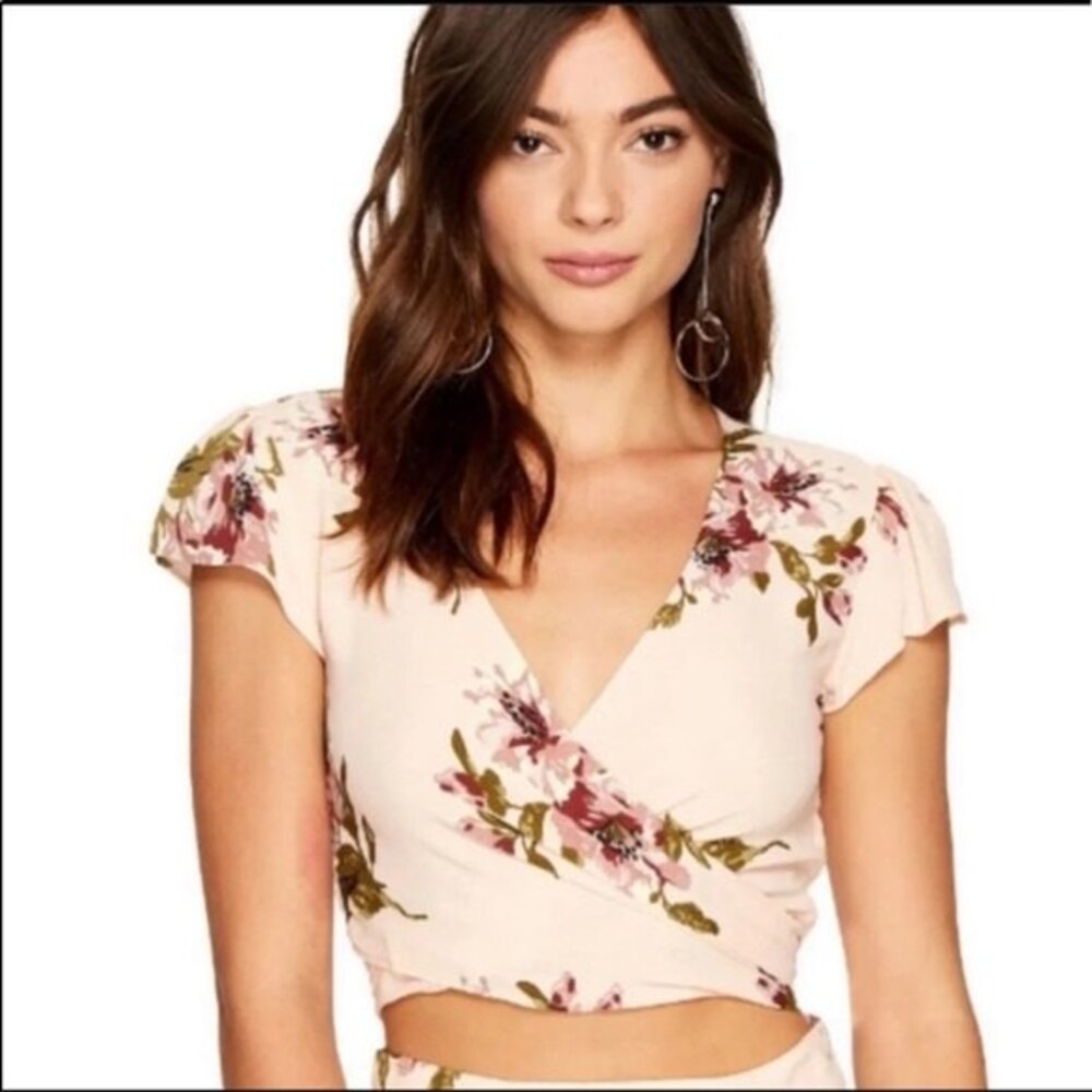 Flynn Skye That's a Wrap Crop Top Sz L